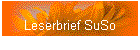 Leserbrief SuSo