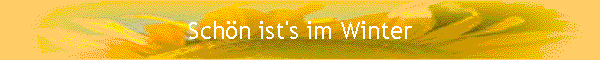 Sch�n ist's im Winter